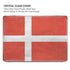 Denmark Flag Distressed MacBook Air 15in (2023-2025) Case plus Skin